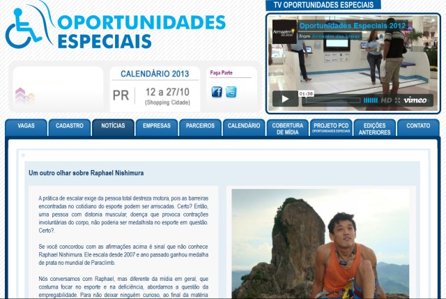 oportunidades especiais