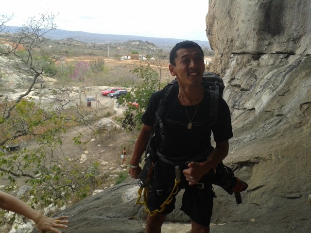 Dentro da Pedra da Boca