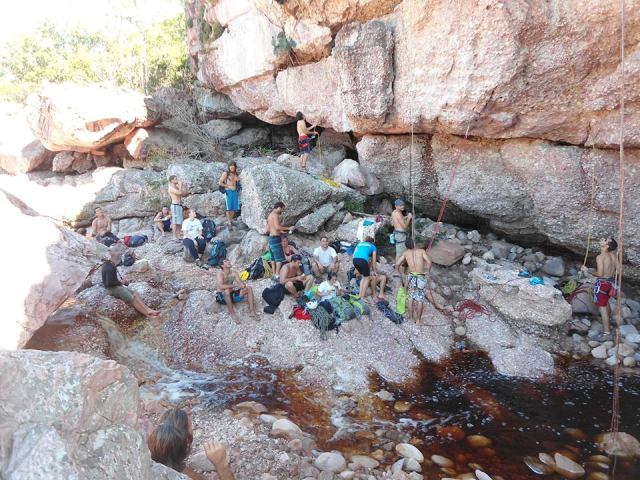 Desafio de vias Foto: Igatu Escalada Trekking