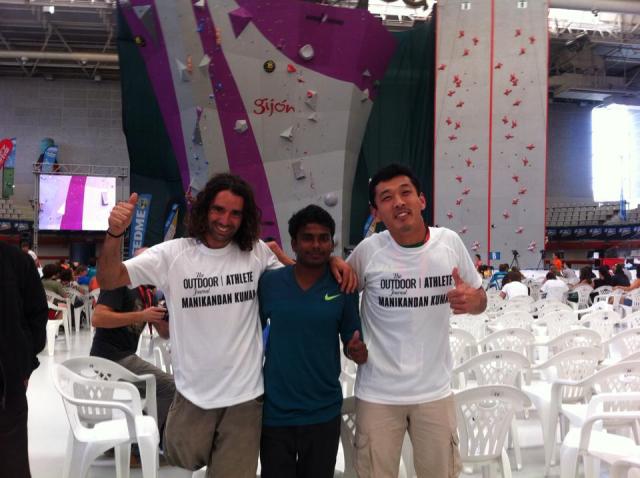 Urko da Espanha e Mani da India! Os monstros do paraclimb
